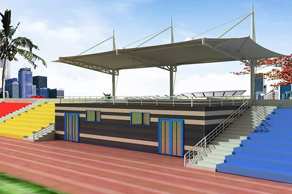 milan.com看台雨棚注重加固方法确保质量